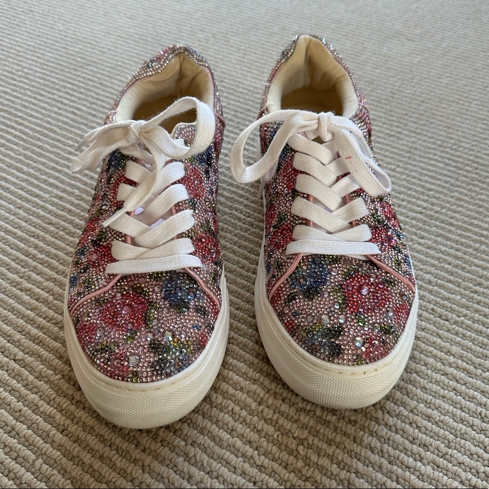 Betsy Johnson sparkly sneakers